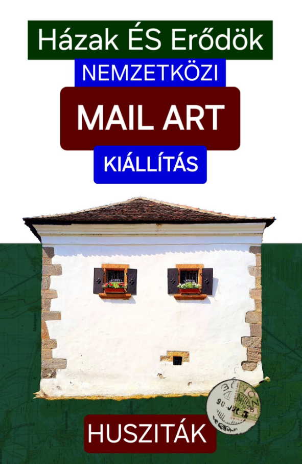 A mail art kiállítás plakátja