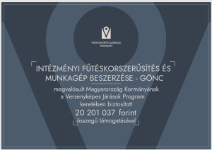 Versenyképes járások pályázati logója