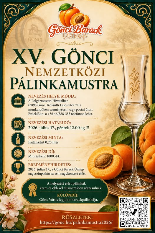 A pálinkamustra felhívása