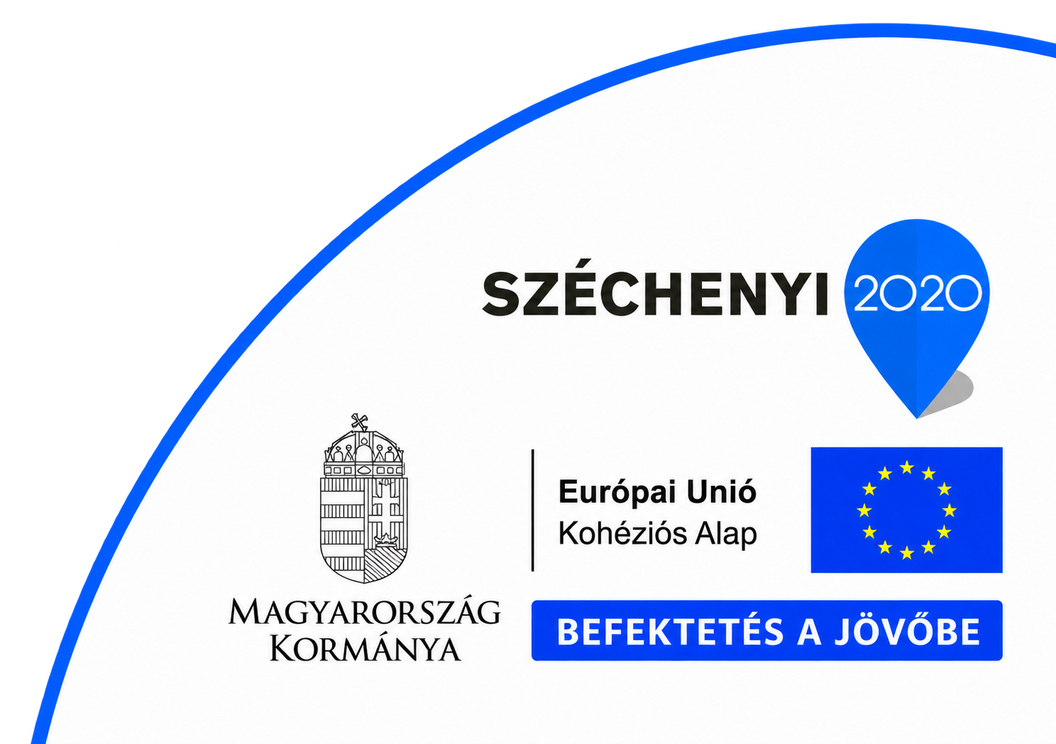 Széchenyi 2020 kedvezményezetti infóblokk