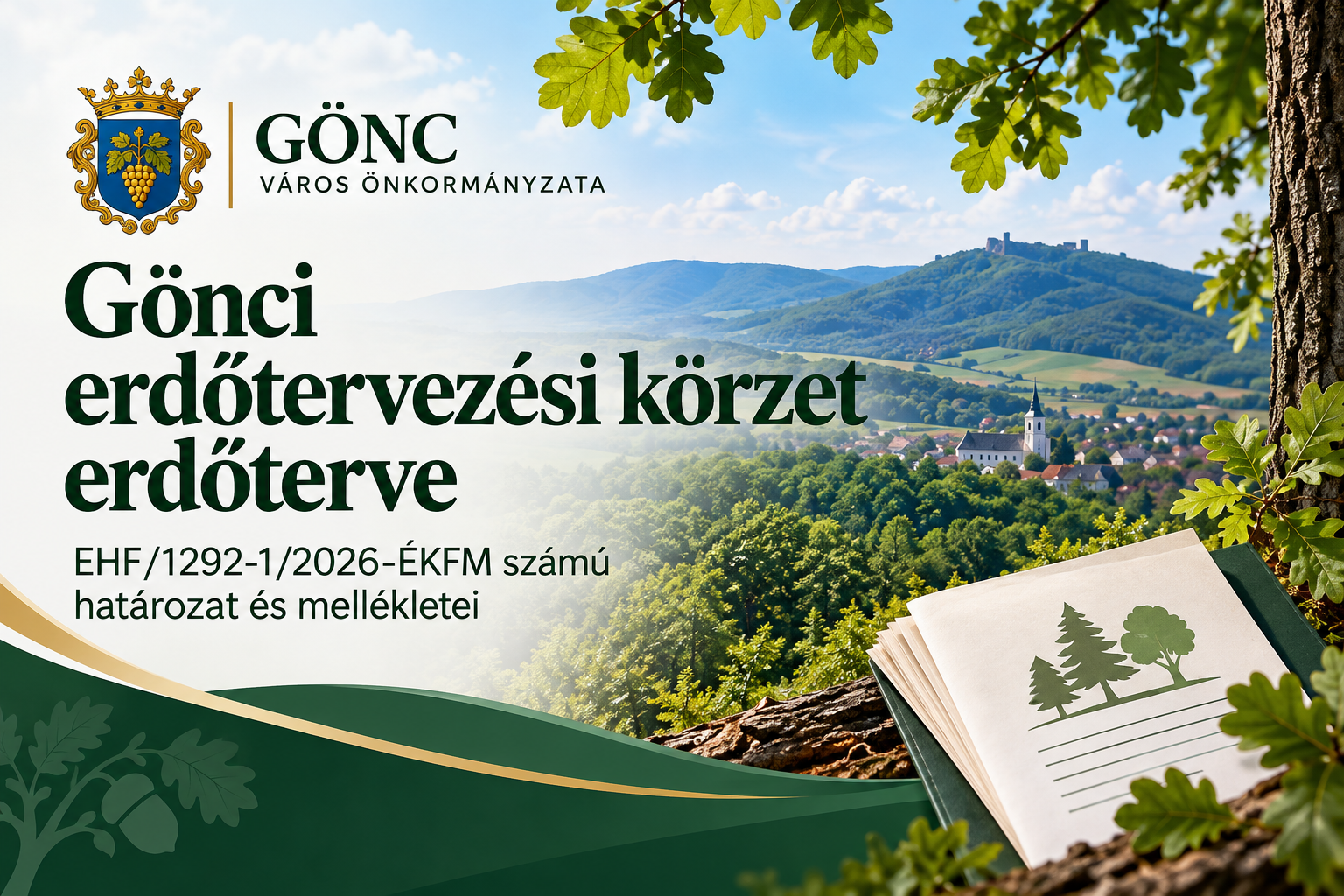 Gönc erdőterve plakát a kiemelt képhez